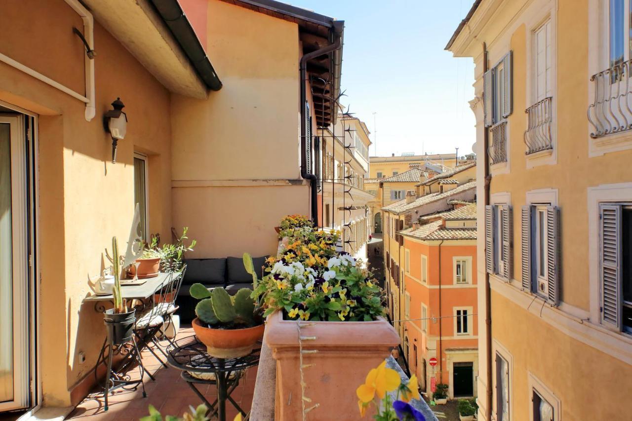 4Bnb - Luxury Trevi Apartment W Terrace Rome Bagian luar foto